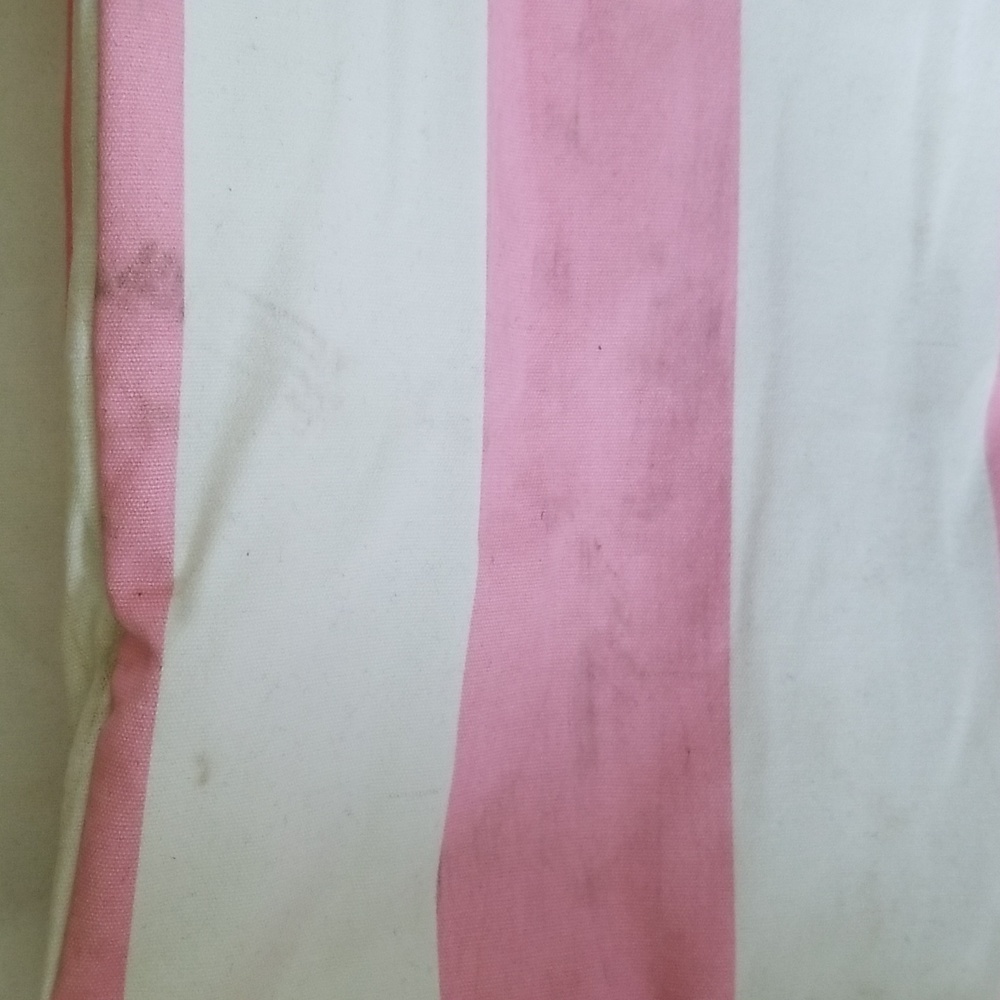 Victoria's Secret Pink And White Striped Weekender Tote Vacation Travel - Picture 5 of 6